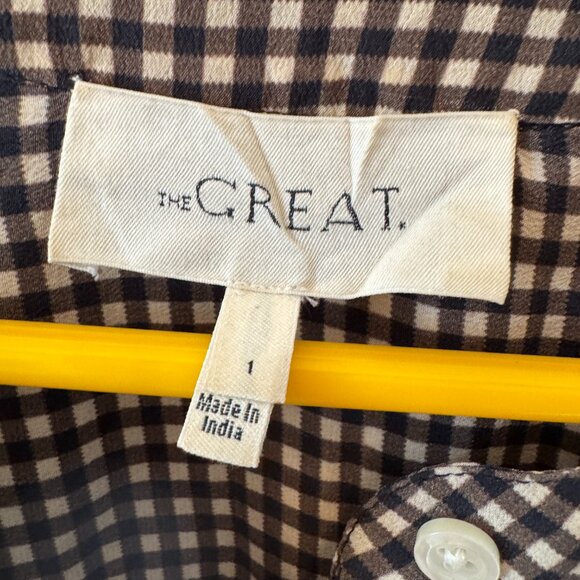 Check Button Blouse - Picture 6 of 6